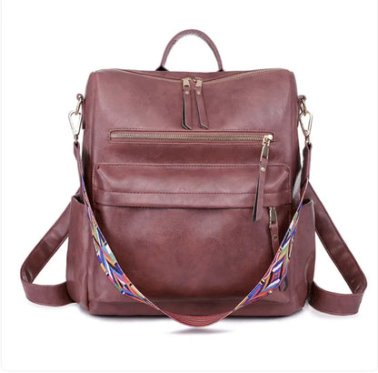 Vintage Soft Leather Backpack