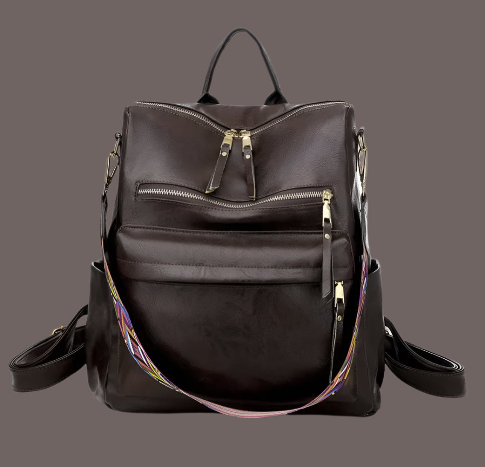 Vintage Soft Leather Backpack